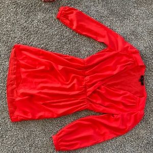 Red honey punch dress